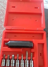 Snap-on Tools 208epit 8 Pc 38 Drive Impact Driver Set Plus Extras Usa Snap-on Tools 208epit 8 Pc 38 Drive Impact Driver Set Plus Extras Usa
