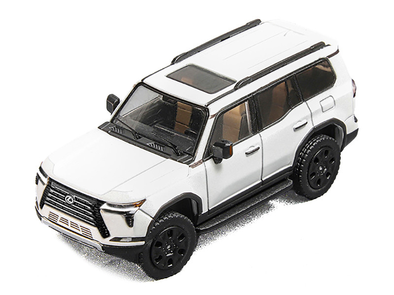 【新品】 レクサス GX オーバートレイル＋ ホワイト 1/64 ミニカー Lexus GX550 Over Trail + (w/Accessory) Diecasttalk Exclusive