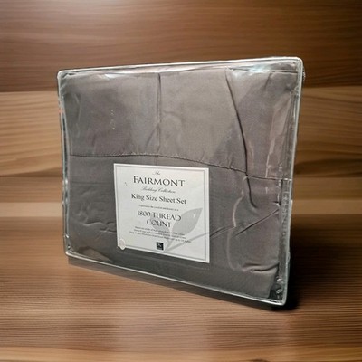 The Fairmont Bedding Collection King Sheet Set New 1800 Thread Count Deep Pocket