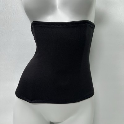 Cupid 5446 Firm Control Waist Black Cincher Corset No Visible Lines Medium
