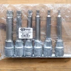 KS Tools XZN Spline Bit Socket Set 1/2" M5-M14 Long (6 PCS) 911.1358