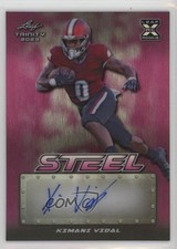 2023 Leaf Trinity Trinity Steel Auto Pink /25 Kimani Vidal #SA-KV1 Auto 9cf