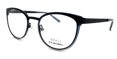 NEW MOREL KOALI 20052K BB06 BLUE GUNMETAL AUTHENTIC EYEGLASSES FRAMES 51-21-140