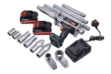 Power-TEC Cordless Push Pull Body Alignment Kit 2 x 21V Batteries 5 Tonne 92742