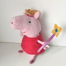 Peppa Pig - Princess Peppa - Plush Doll - Ty Beanie Babies - Pink Toy