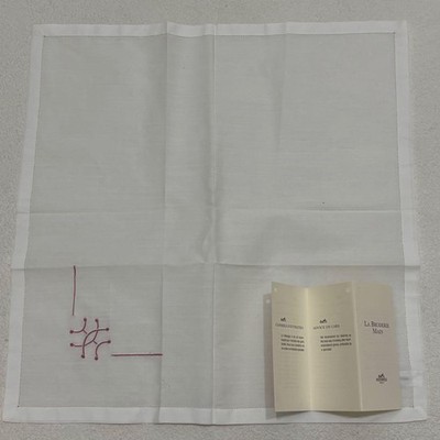 Hermes Embroidered Handkerchief