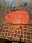 Vintage Pink Pig Lamp Melted Popcorn Night Light  Plastic WORKS RARE — photo 6