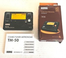 Korg TM-50 Combo Tuner Metronome Chromatic with Built-In Stand