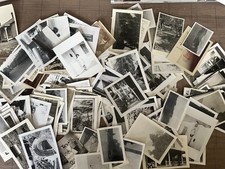 Vintage Snapshot Photo Lot 100 Black White Photos Family Travel Homes Cars