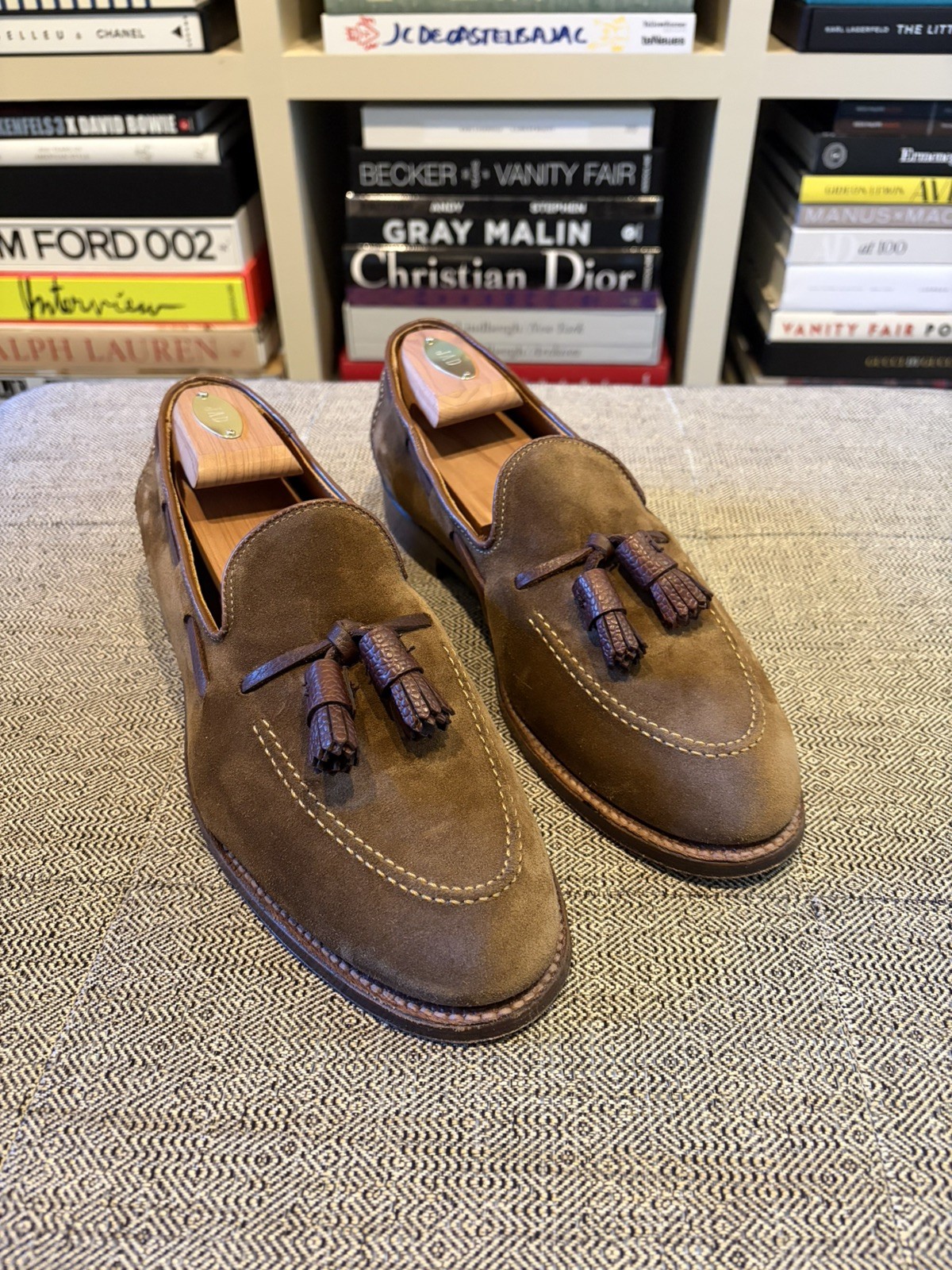 Alden D2105 Snuff Suede Tassel Loafer