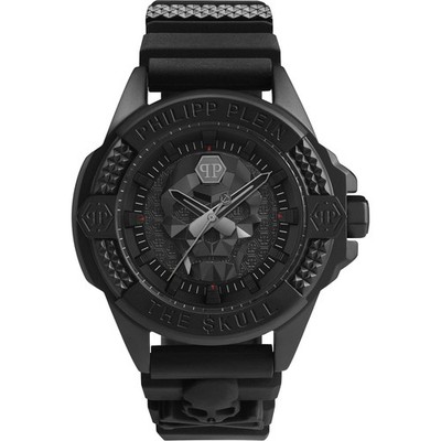 Herrenuhr PHILIPP PLEIN THE SKULL PWAAA0721 Silikon Schwarz