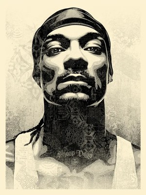 Shepard Fairey Obey Snoop D-O Double G (2020) Signed Numbered Print /550