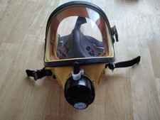 Maschera respiratoria maschera antigas Scott Protector Gemini / Auer 3S silicone giallo lattice