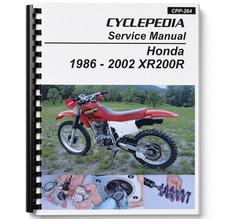 Honda XR200 Service Manual 1986-2002 Motorcycle | Cyclepedia