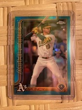 2025 Topps Chrome - Max Muncy #221 Teal Refractor /299 (RC)