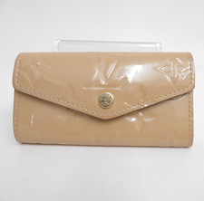 Authentic LOUIS VUITTON Vernis Monogram Multicles 4 Ring Key Case F 51655