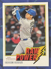 2026 Topps Heritage - RAW POWER - Shohei Ohtani, #RP-S0, Dodgers