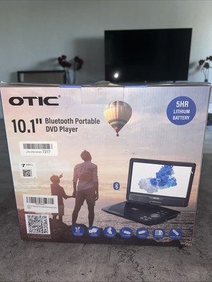 OTIC Bluetooth DVD Portable Player 10.1  w/Deadwood Complete Series (Missing BD)