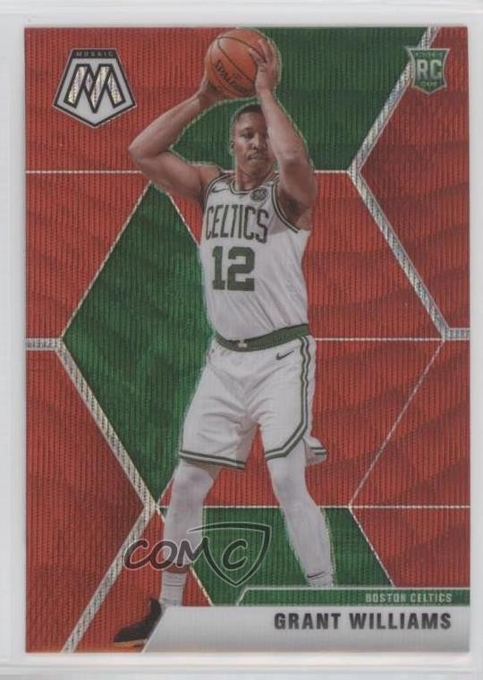2019-20 Panini Mosaic Rookies Tmall Red Wave Prizm Grant Williams #217 02ez