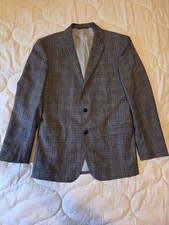 Brooks Brothers Explorer Regent Fit Blazer 40R Jacket Glen Check Wool Blend