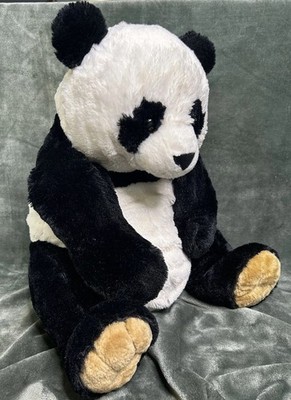 BLACK AND WHITE PANDA LARGE STUFFED PLUSH SOFT TOY TOYS R US 2016 GEOFFREY