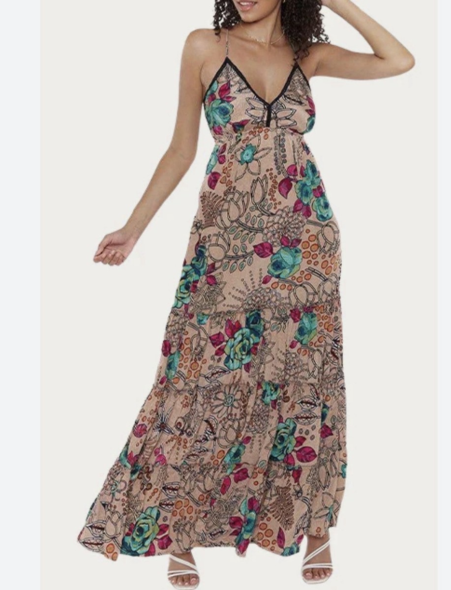 Anthropologie NWT RAGA Sapana Tiered Halter Back Tie Maxi Dress NEW Large | eBay Anthropologie NWT RAGA Sapana Tiered Halter Back Tie Maxi Dress NEW Large | eBay