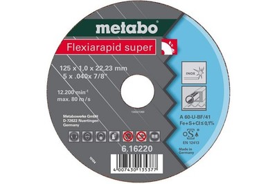 Metabo Flexiarapid Super Trennscheibe Inox 115x0,8x22,23 mm - Neu