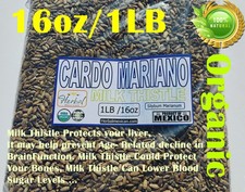 Cardo Mariano Silimariano Milk Thistle Seeds 16oz semillas de cardo
