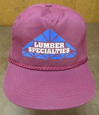 VTG Lumber Specialties maroon lumber store trucker cap hat