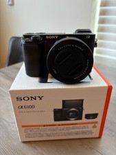 Sony Alpha a6100 24.2MP Mirrorless Camera - Black with 16-50mm Lens Kit