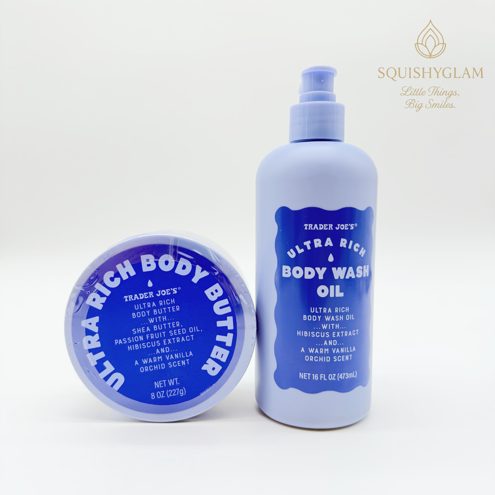 8oz & Body Wash Oil 16oz Bundle Set