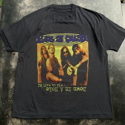 Alice in Chains Down in a Hole T-shirt, Unisex Black T-shirt, Size S-5XL