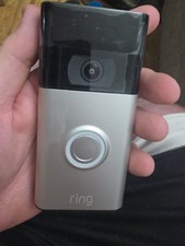 Ring Video Doorbell (Second Gen) New See PICS. plastic Still There.  No Box