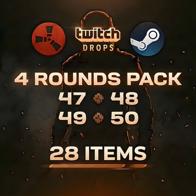 Rust Twitch Drops - Round 47 - 50 | 28 Items