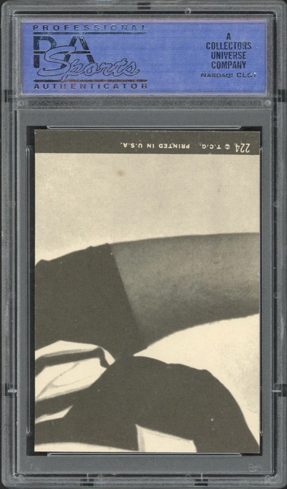 1969 Topps Paul Martha #224 PSA 9 Mint Pittsburgh Steelers  - Image 2 of 2