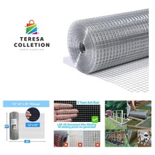 1/2 cala ocynkowana rolka siatki drucianej 24x50 stóp - idealna do zarządzania ogrodem i dziką przyrodą