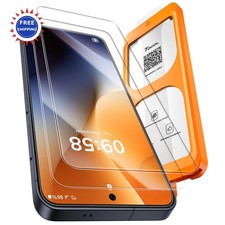 Screen Protector 9H Tempered Glass 2 Pack for Samsung Galaxy S25 Plus TOCOL