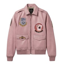 Avirex Vintage Flight A2 Jacket Uomo Vera Pelle Cappotto Bomber Militare