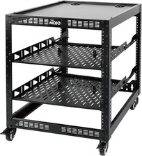 12U Open Frame Network Rack with Casters
