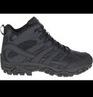 Merrell Mens Size 14 MOAB 2 Mid Black Leather Waterproof Tactical Boots Shoes