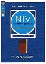 NIV Large-Print Study Bible, Fully Revised Edition, Comfort Print (Soft