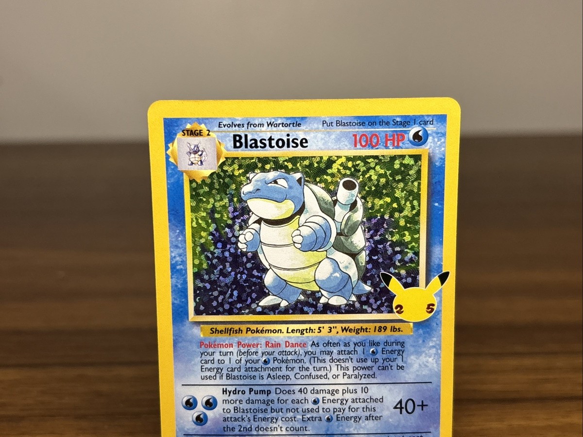 Blastoise 2/102 Celebrations | Classic Collection Holo Pokemon