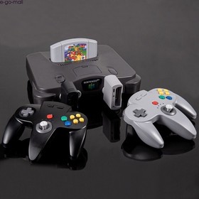 2.4G Wireless N64 Controller Rechargeable Gamedpad w/Rumble Pak for Nintendo 64