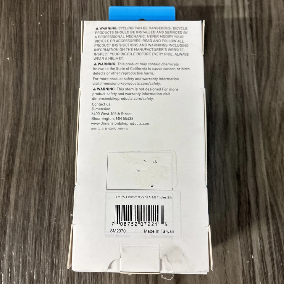 MSW 7 Stem - 60mm 25.4 Clamp +/-7 1 1/8" Alloy Black #i3 - Image 3 of 3