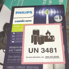 Philips Sonicare 6100 ProtectiveClean Electric Toothbrush White Rechargeable