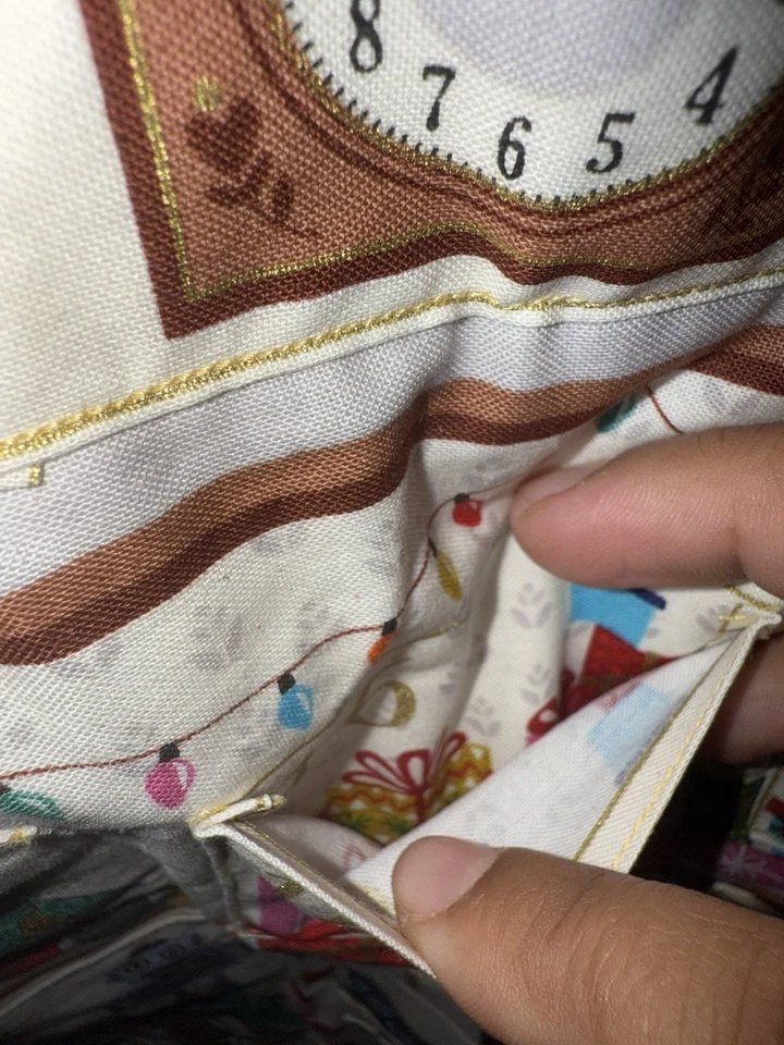 Christmas Advent Calendar Santa's Workshop 21x27” EUC N - Image 4 of 4