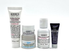 Kiehl s Ultra Facial Cream Toner Deep Pore Mask Eye Zone 5-Pc Travel Set