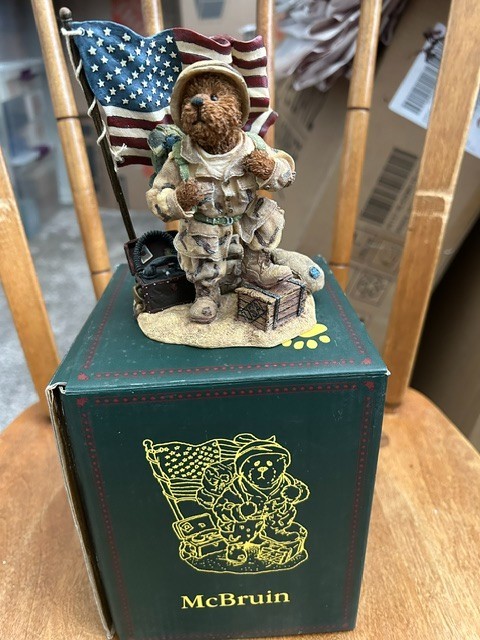 Boyds Bearstones McBruin....to Serve with Honor