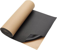 11.8x78.7 Inch Sponge Neoprene with Adhesive Foam Rubber Sheet, 3mm Thick Bla...