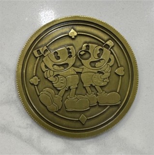 Xbox Cuphead Mugman Collectible Coin Cuphead Video Game Series Merchandise